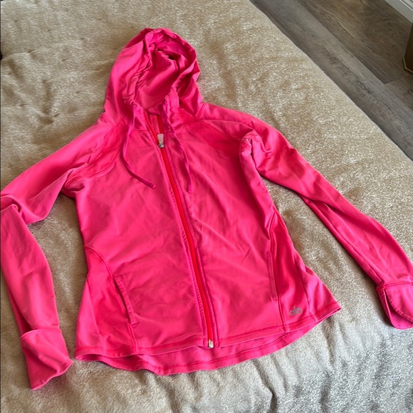 ALO Yoga Vibrant Pink Zip-Up Jacket - Picture 1 of 2